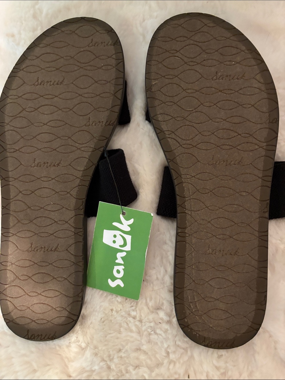 NWT Sanuk Women’s Yoga Gora Gora Stretch Double-Strap Slide Sandals Sz 7 - Picture 3 of 3